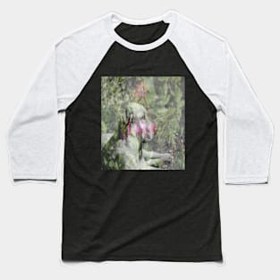 Flower Dog Baseball T-Shirt